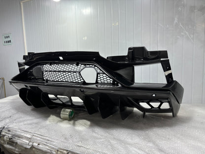 2019 Lamborghini Aventador SVJ Rear Bumper Lip Carbon fiber Replacement Style