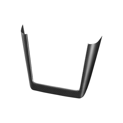 Tesla Model Y Juniper 2025 Center Console Phone Wireless Charging Pad Frame Trim Dry Carbon Fiber