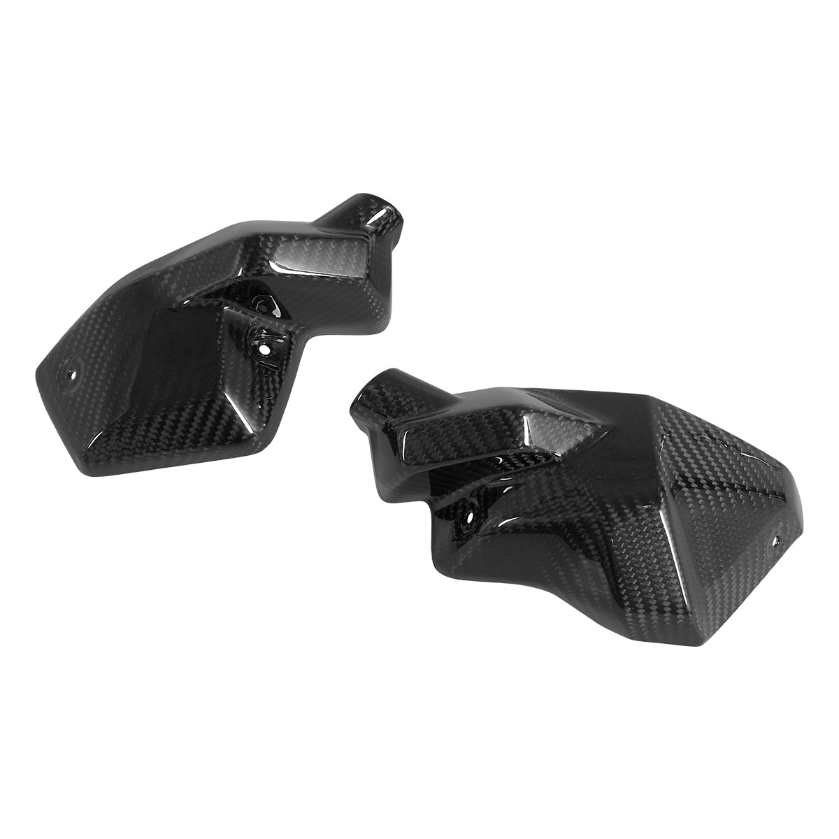 Glossy Real Carbon Fiber Side Injector Covers Trim for bmw r1300gs / adventure