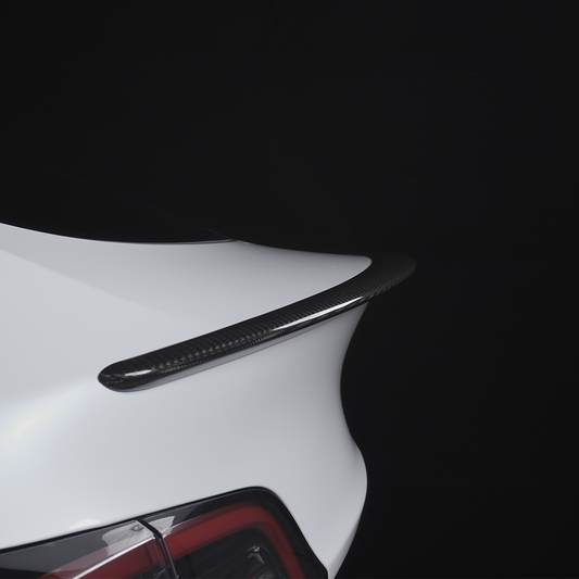Tesla Model Y 2021-2024 Rear Trunk Wing Spoiler Real Carbon Fiber