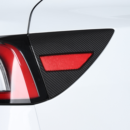 Tesla Model 3 Highland 2025 Outside Charging Port Cover Panel Trim Dry Carbon Fiber