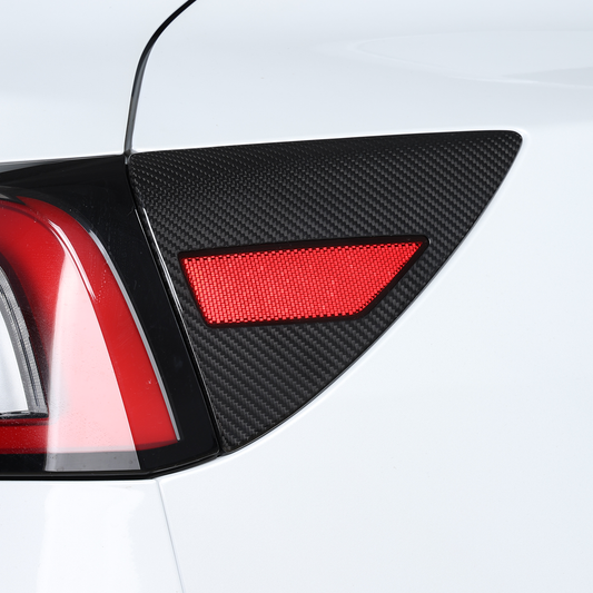 Tesla Model 3 Highland 2025 Outside Charging Port Cover Panel Trim Dry Carbon Fiber