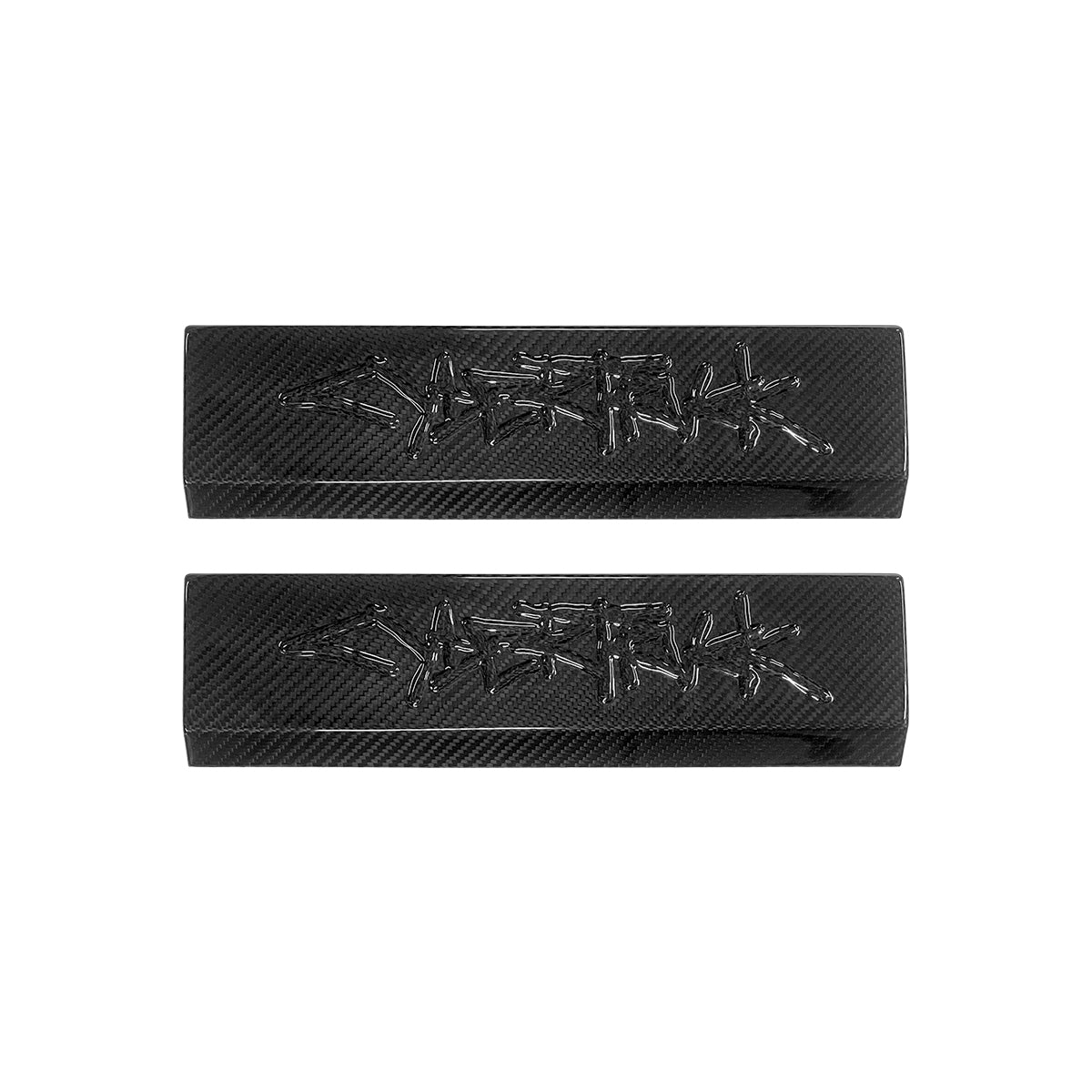 Ev-Mercado Tesla Cybertruck Interior Door Sill LOGO Protector Strips Real Carbon Fiber