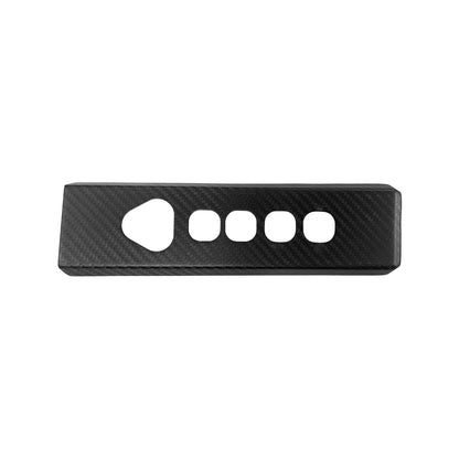 Ev-Mercado Tesla Cybertruck Interior Hazard Light P R N D Switch Panel Cover Real Carbon Fiber