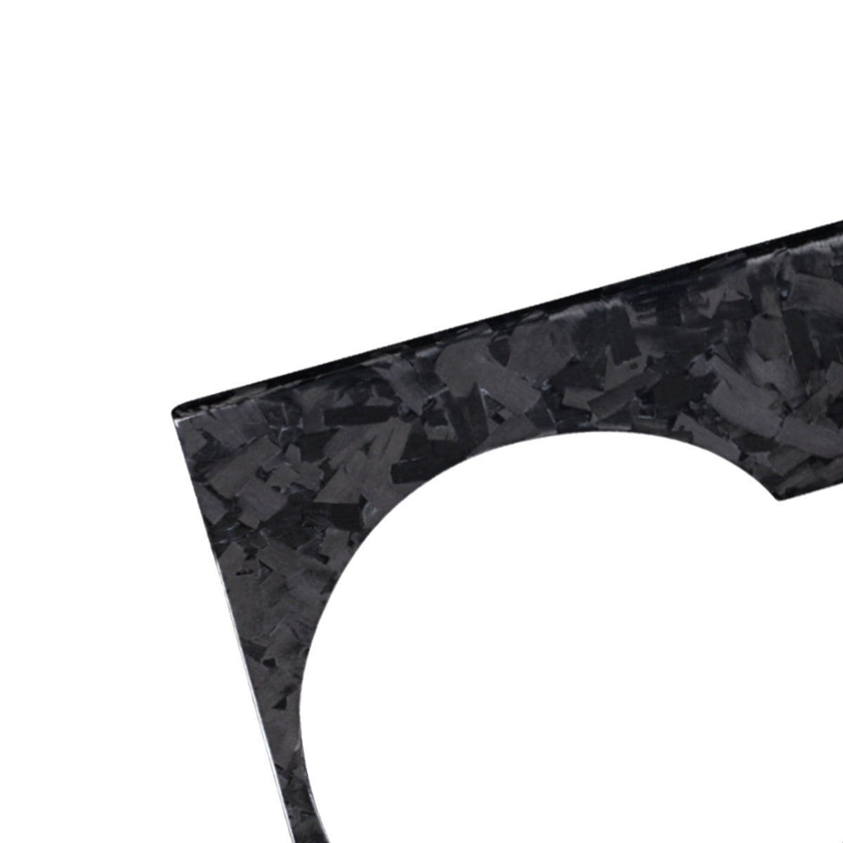 Tesla Model 3 Highland 2025 Center Console Armrest Cup Holder Panel Cover Dry Carbon Fiber