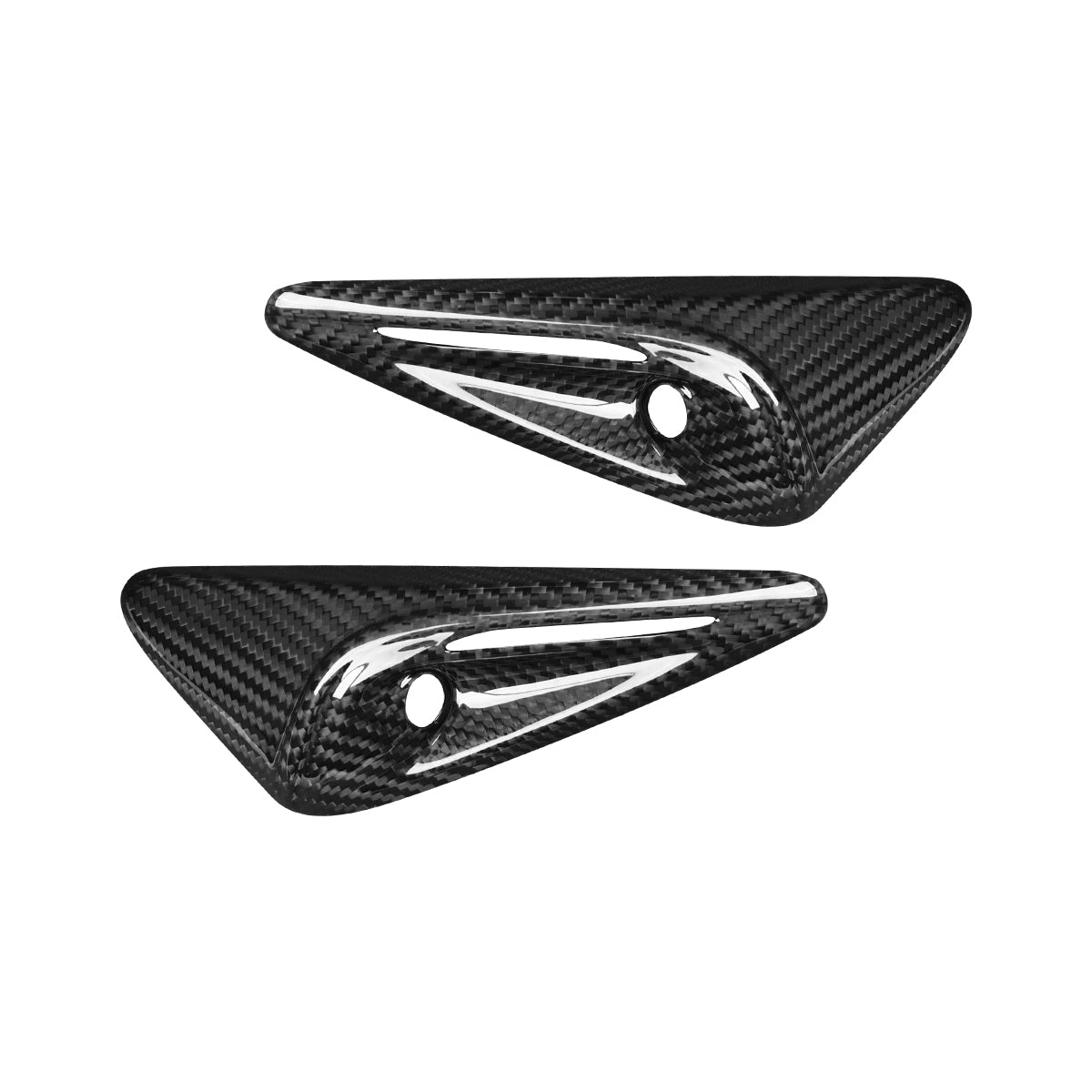 Tesla Model Y 3 2021-2023 Real Carbon Fiber Outside HW3.0 Side Camera Turn Signal Cover