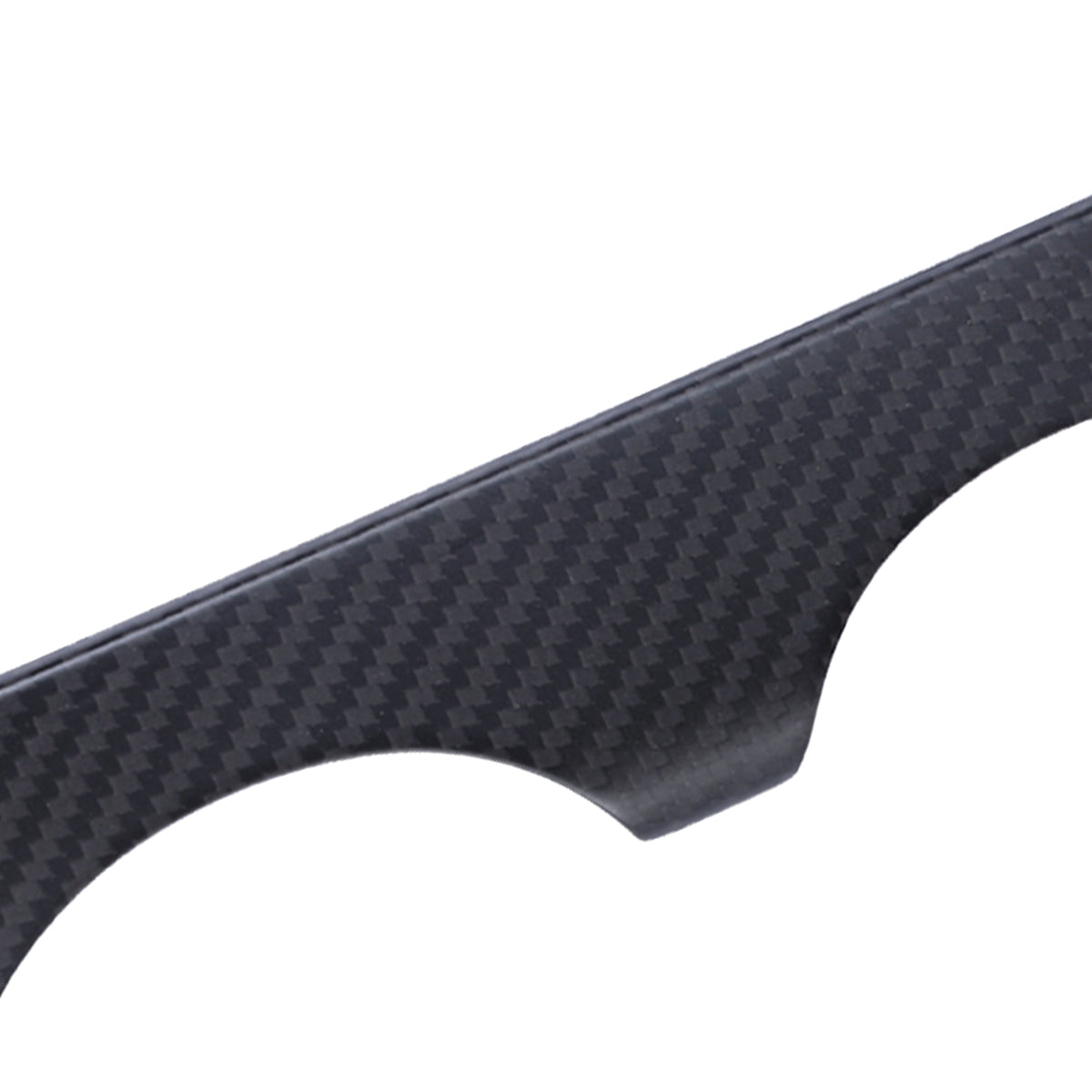 Tesla Model 3 Highland 2025 Center Console Armrest Cup Holder Panel Cover Dry Carbon Fiber