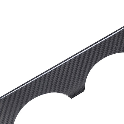 Tesla Model 3 Highland 2025 Center Console Armrest Cup Holder Panel Cover Dry Carbon Fiber