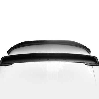 Ev-Mercado 2026 Tesla Model Y Juniper Wet Carbon Fiber Rear Trunk Wing V Style Spoiler