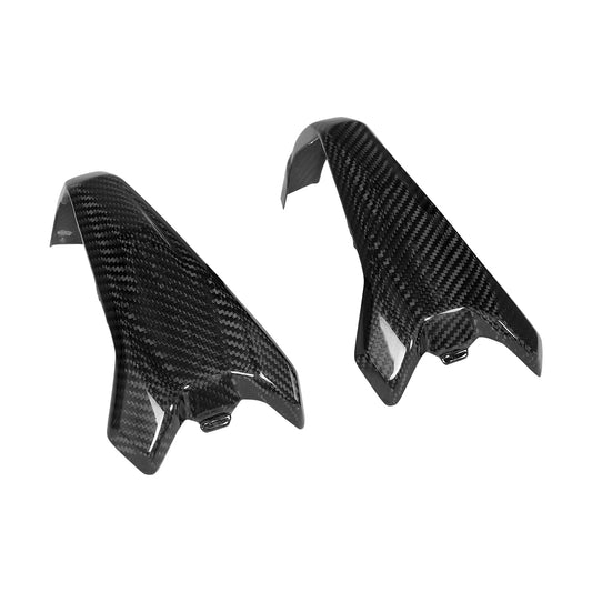 Real Dry Carbon Fiber Engine Guard Spark Plug Cover Trim For bmw R1300gs