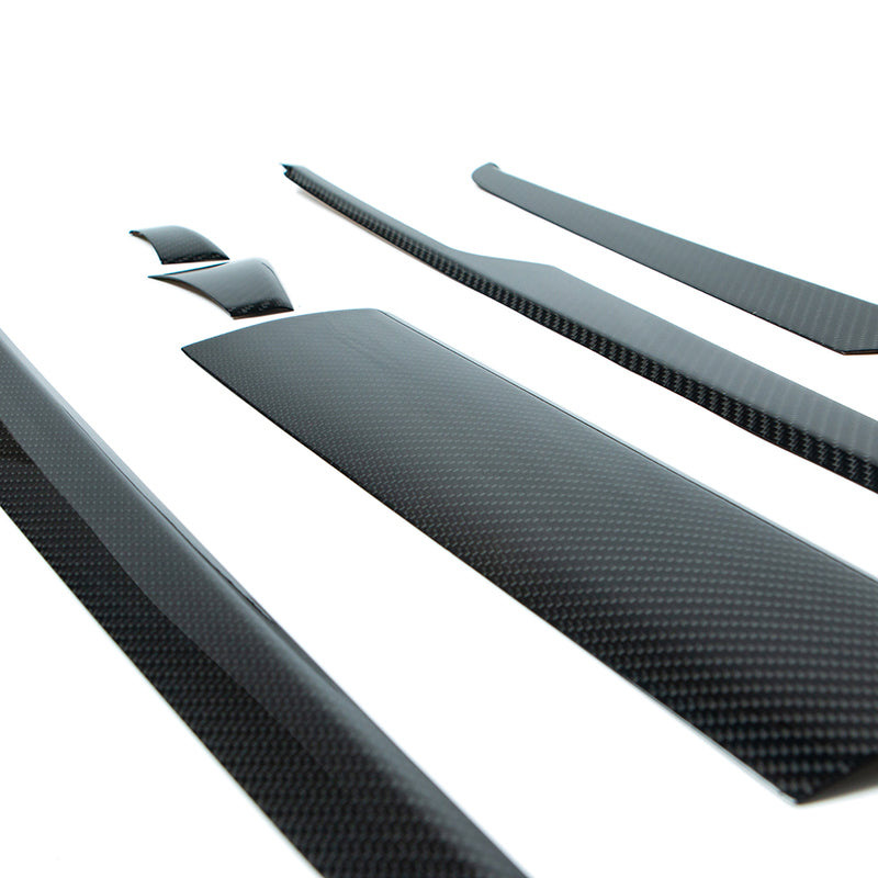 Porsche Macan 2014 Door Panel Trim Dashboard Cover Trim Real Carbon Fiber