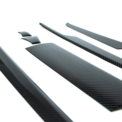Porsche Macan 2014 Door Panel Trim Dashboard Cover Trim Real Carbon Fiber