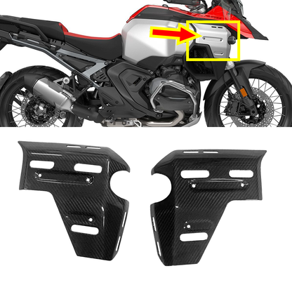 Carbon Fiber Side Radiator Water Cooler Cover Panel for bmw R1300GS Adventure