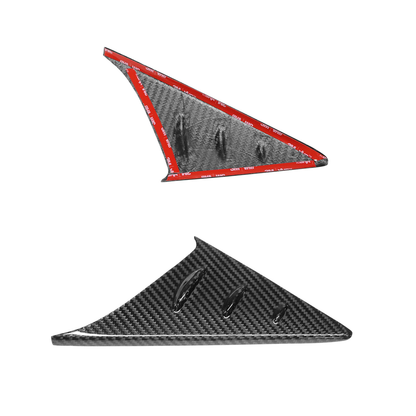 Supra A90 MK5 A-Pillar Triangle Anti-Buffeting Wind Deflectors Real Carbon Fiber